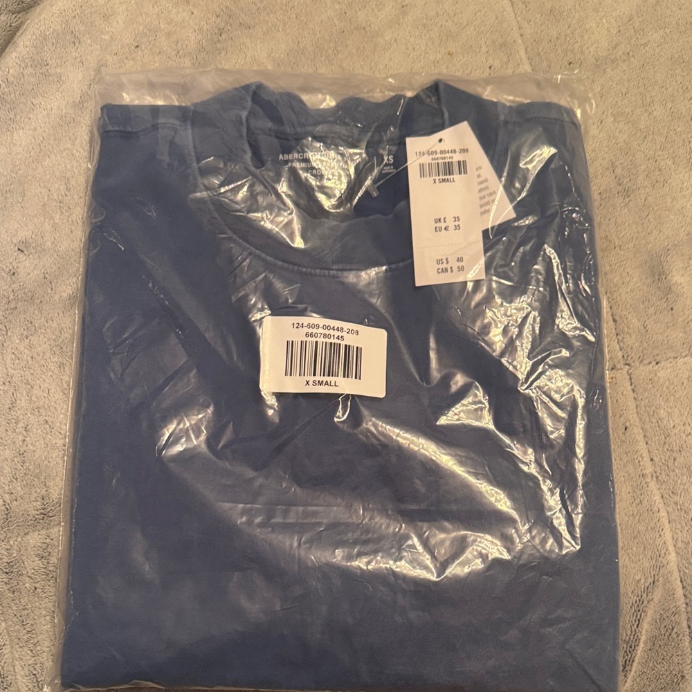 Abercrombie & Fitch Blue Short Sleeve Tee